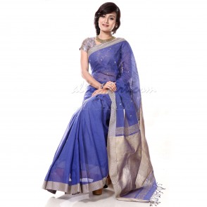 Tangail Traditional cotton yarn dyed Sharee with Beautiful design and color
